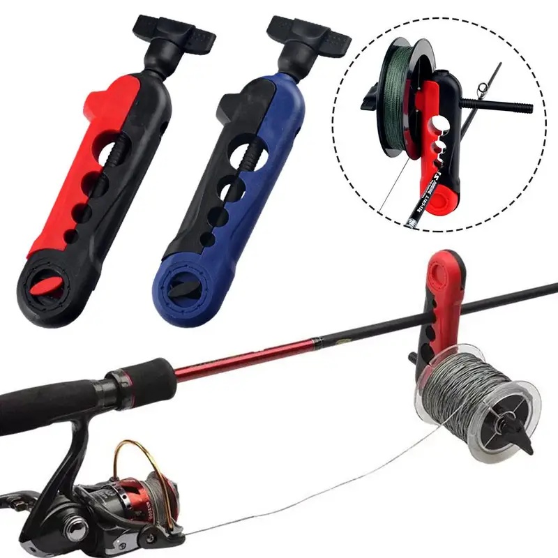 Fly Reel - เครื่องม้วนสายเบ็ดแบบพกพา ที่เก็บสายเบ็ด ที่ยึดคันเบ็ด เครื่องม้วนสายเบ็ด รอกสปินนิ่ง รอกเบทคาสติ้ง