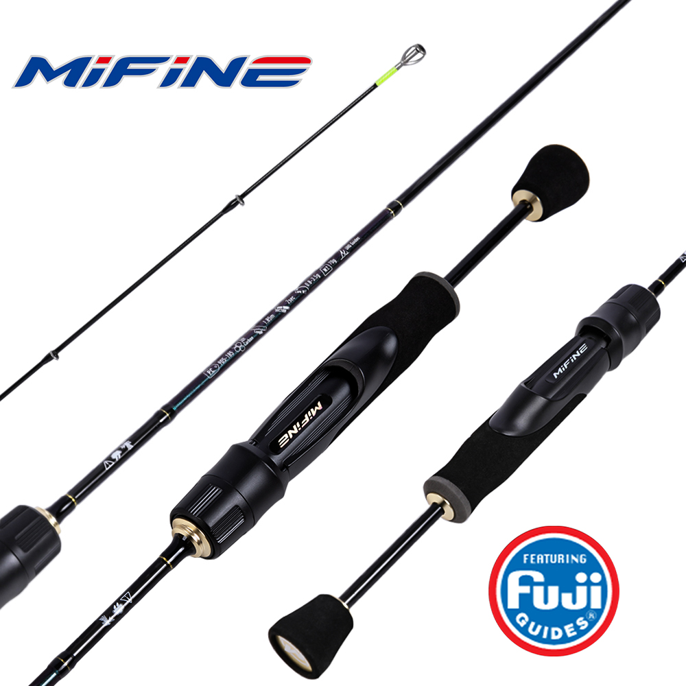 Trolling Reel - Mifine Pegasus UL เหยื่อเบ็ดตกปลาปั่นน้ำหนักเบาพิเศษ0.8-3.5กรัม30ตันคาร์บอนไฟเบอร์ฟูจิ/ราแหวนกลวงสำหรับปลาเทราท์ตกปลา
