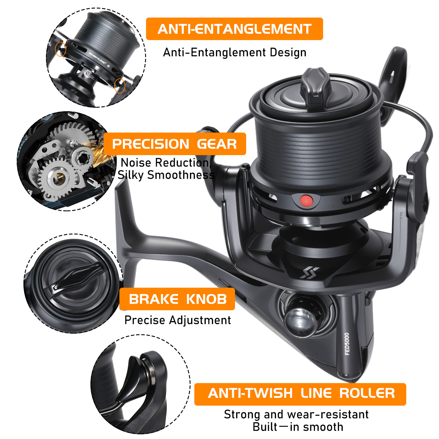 รอกตกปลา Sougayilang รุ่นมืออา - Trolling Reel บทวิจารณ์และราคา