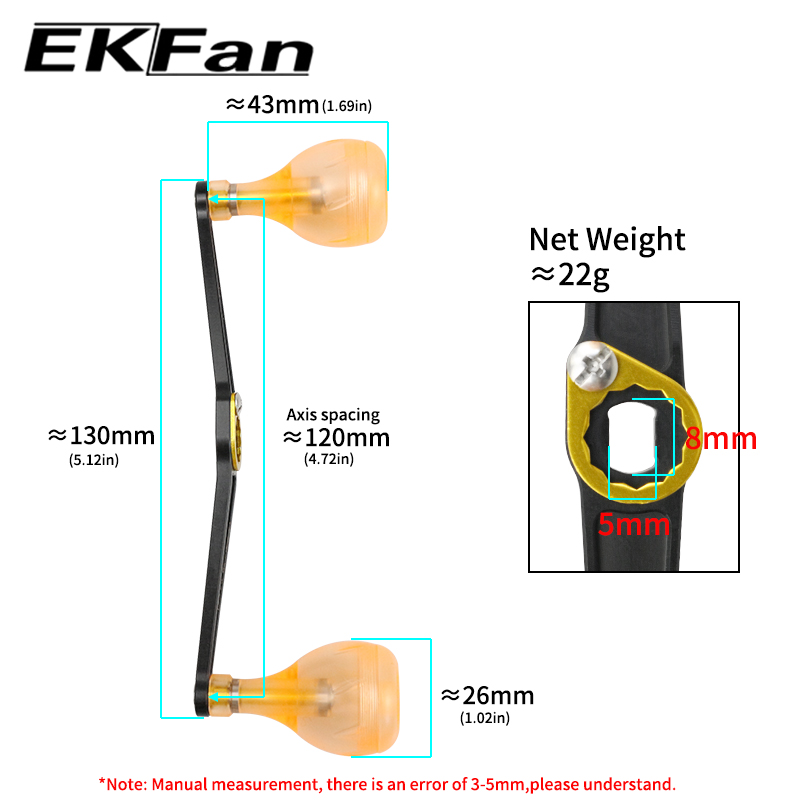 EKFan 130MM Ultralight จับโลหะ - Trolling Reel บทวิจารณ์และราคา