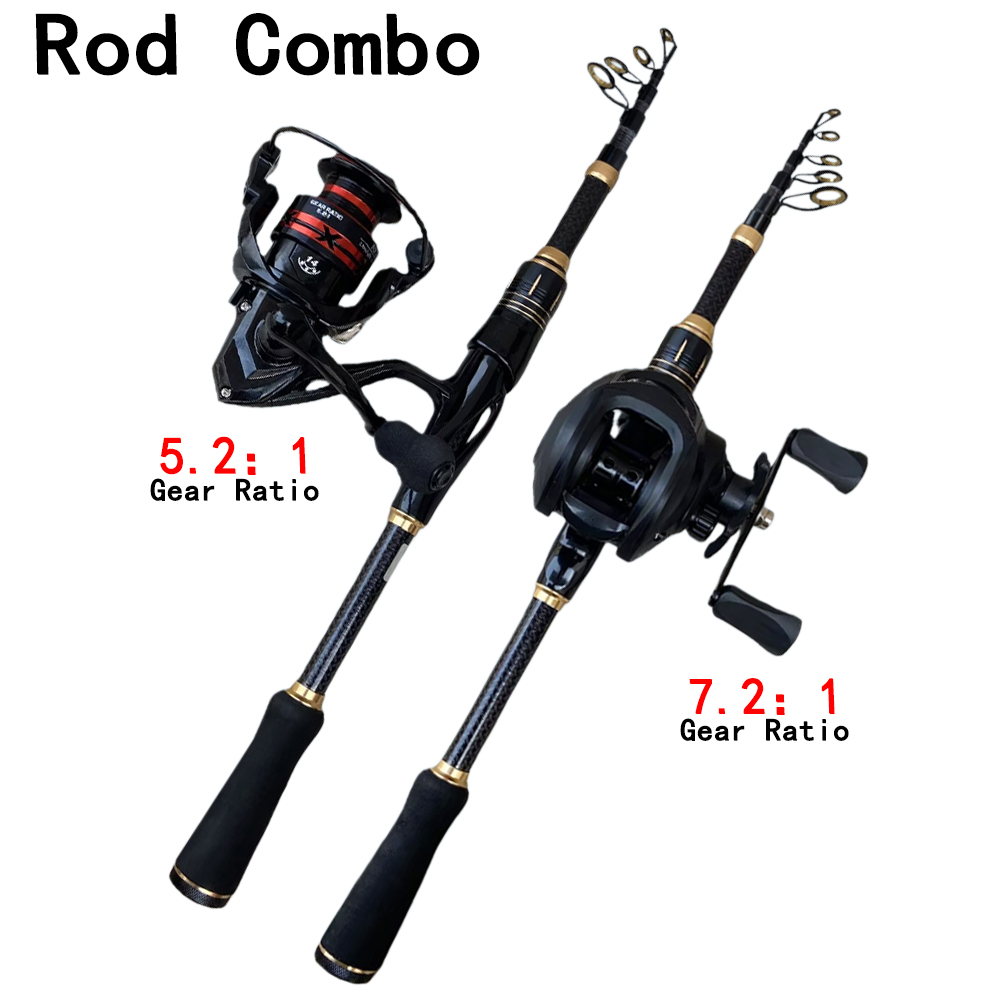 ชุดคันเบ็ดตกปลาแบบ Telescopic  - Spincast Reel บทวิจารณ์และราคา